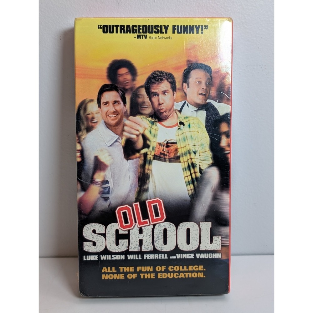 Old School~ VHS, 2003~ Brand New/SEALED~ Will Ferrell, Luke Wilson